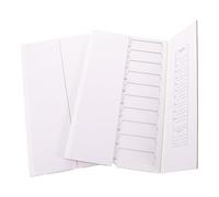 ULTECHNOVO Plateaux Empilables pour Lames de Microscope 20 Emplacements, Support à Lames en Carton Résistant aux Produits Chimiques, Bac de Drainage Coulissant pour Séchage et