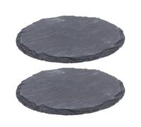 ULTECHNOVO Plateforme de Repos en Pierre Naturelle pour Lézards et Geckos, Design Créatif Proche de L'écosystème Naturel, Lot de 2 Pièces pour Terrarium à Haute Humidité