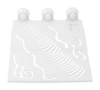 ULTECHNOVO Plateforme de Repos pour Tortues en PP Blanc, Plateforme d'alimentation Résistante la Déformation, pour Bain de Soleil et Cachette des Reptiles