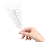 ULTECHNOVO Pluviomètre Conique en Plastique PP à Double Échelle pour Jardin | Lecture Claire, Arrosage Contrôlé, Enregistrement Pluie et Eau Appliquée, Usage Jardin et Recherche Climatique
