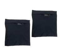 ULTECHNOVO Pochette de Bras pour Téléphone Portable Sport 2 Pièces, Design Élastique et Portable en Fibre de Polyester Noire, pour Course et Fitness