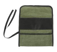 ULTECHNOVO Pochette Outils en Toile Canvas Robuste Multiples Compartiments de Rangement, pour Artisans et Bricolage, Pochette à Outils Enroulable Pratique