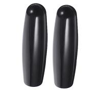 ULTECHNOVO Poignée de Robinet à Tirage Forcé Noire en Plastique 2pcs pour Tireuse à Bière, pour Fête Bière Brasseries et Restaurants