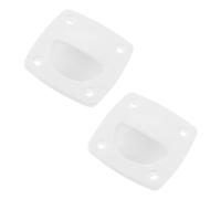 ULTECHNOVO Poignée Encastrée Blanche Nylon pour Bateau Trappe Ouverture Lot de Accessoire Polyvalent pour Bateaux Camping-Cars et Meubles