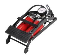 ULTECHNOVO Pompe à Pied Portable Haute Pression Double Barillet Mini Pompe à Pédale Multifonction pour Vélo Moto Ballons et Autres Gonflables Compacte et Facile à Transporter