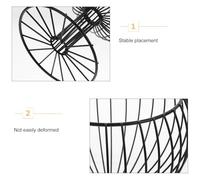 ULTECHNOVO Porte-Capsules de Café en Fer Noir Organisateur de Bar à Café Multifonction Rangement pour Dosettes Expresso et Sachets de Thé Panier à Fruits et Snacks Cuisine et Bureau