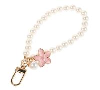 ULTECHNOVO Porte-clés Perlé Téléphone Charm Strap DIY Handmade Accessoire Élégant pour Femme et Créatif