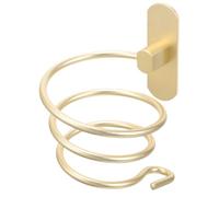 ULTECHNOVO Porte SècheCheveux - Support Seche Cheveux, Cheveux Mural Support en Spirale pour Sèche-Cheveux Convient aux Familles et aux Hôtels (Or)