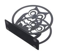 ULTECHNOVO Porte-serviettes de Table en Fer Noir Élégant D'animal, Support Vertical pour Serviettes Gardant les Serviettes Sèches, Cuisine et Restaurant