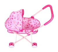 ULTECHNOVO Poussette De pour Poupées Poussette Réaliste Pliable pour Jouet Imitation pour Développement Social Et Interaction Parent Modèle Engaging pour Et