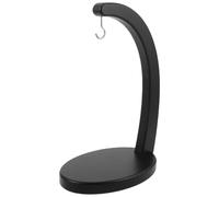 ULTECHNOVO Présentoir à Bananes Noir en Bambou avec Crochet Suspendu et Base Stable - Support à Fruits pour Comptoir Cuisine Optimise L’Espace et Conserve les Fruits Frais pour Bananes et