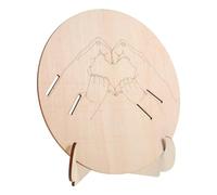 ULTECHNOVO Présentoir à Bracelets D'hôpital Pour -nés En Bois Sculpté Panneau Annonce De Naissance Bébé 3 Bracelets Support Robuste Pour Maternité Accessoire Identification Bébé Décor Chambre