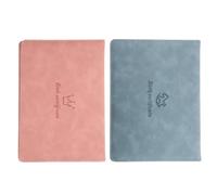 ULTECHNOVO Protège Certificat de Naissance Bébé en Cuir Synthétique Résistant 2pcs, Pochette Portable Motifs Cartoon, pour Ranger Votre Paquet