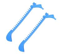 ULTECHNOVO Protège-Lames de Patins à Glace Résistants et Ajustables Couvre-Lames Antidérapants pour Hockey et Patinage Artistique Bleu Protection Coupe Adaptable