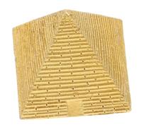 ULTECHNOVO Pyramide Égyptienne Décorative Vintage Résine Mini pour Bureau Accessoire Enseignement Unique pour Amateurs de Décorations