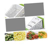 ULTECHNOVO Râpe à Légumes Multifonctionnelle Acier Inoxydable à Quatre Ustensile de Cuisine Pratique pour Râper Carottes Concombre Pomme de Terre et Vert