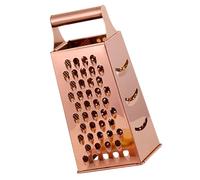 ULTECHNOVO Râpe à Main Acier Inoxydable Multifonction pour Légumes et Fromage avec Poignée Antidérapante Outil de Cuisine Compact pour Trancher Râper Émincer et Broyer Légumes et Fruits Gain