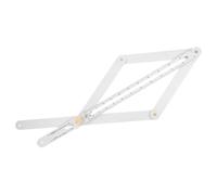 ULTECHNOVO Rapporteur Angle Inox 38X24Cm Outil Multifonction Pliable pour Marquage et Mesure d'Onglets le Travail du Bois et Bricolage