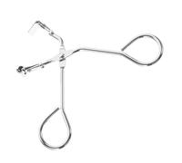 ULTECHNOVO Recourbe-cils Acier Inoxydable avec Anneau Noir Antidérapant Outil Pratique de Maquillage Professionnel Mini Recourbateur pour Femmes Design Ergonomique Adapté à Toutes Yeux