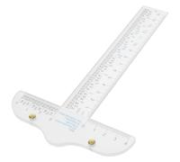 ULTECHNOVO Règle T Transparente Plastique Clair pour Dessin et Couture Outil de Mesure Précis Multifonction pour Étudiants Architectes et Designers