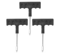 ULTECHNOVO Réparation Rapide de Pneus Tubeless 3 Pièces Kit Robuste et Mèches Solides, Compatible Motos, Voitures et Remorques, Destiné aux Conducteurs en Déplacement