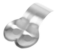 ULTECHNOVO Repose-cuillère Grand Plateau Délicat Double en Acier Inoxydable Argenté Support Arc pour Ustensiles Cuisine pour Maison Cuisine