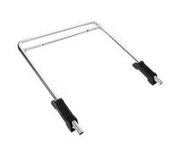 ULTECHNOVO Repose-Pieds pour Chaise de Gaming Ergonomique en Acier Inoxydable Ajustable et Facile à Utiliser pour Bureau et Maison Argenté