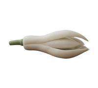 ULTECHNOVO Repose-pinceaux de Calligraphie en Céramique Forme Magnolia Blanche, Support pour Pinceaux D’écriture, Porte-stylo Décoratif Léger et Portable pour Bureau et Atelier Artistique