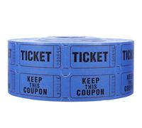 ULTECHNOVO Rouleau de 1000 Billets de Tombola Rouges Numérotés, Papier Épais Résistant Perforé pour Tirage au Sort, Loterie, Soirées et Événements Festifs, Billets de Carnaval et Jeux,