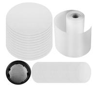 ULTECHNOVO Rouleau de Papier Parchemin Rond Antiadhésif pour Cuisson Polyvalente, Feuilles en Papier Sulfurisé Blanc au Style Vintage pour Moules à Gâteaux