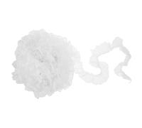 ULTECHNOVO Ruban Dentelle à Volants Blanc 6 Cm X 40 M Bordure Plissée Élastique à Œillets pour Couture, Garniture Brodée Douce et Flexible, Décoration Vêtements, Mariée, DIY Artisanat