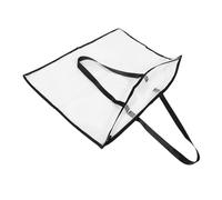 ULTECHNOVO Sac de Rangement Transparent avec Fermeture Éclair et Poignée pour Portfolio Art Affiches Peintures et Œuvres Art Adapté aux Étudiants aux Artistes