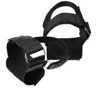 ULTECHNOVO Sangles de Cheville 1 Paire Tissu Noir pour Haltères Ajustables Maintien Précis et Optimisation Performance pour Exercices à Domicile pour Entraînement Tibial