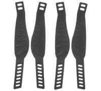 ULTECHNOVO Sangles de Pédales de Vélo D’Appartement Réglables 2 Paires 33 CM Accessoires de Fixation Solide en Matériau Résistant à L’Usure Compatibles Vélo D’Exercice pour Entraînement