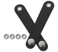 ULTECHNOVO Sangles de Soufflet pour Accordéon Diatonique, Cuir Double Couche Boucle Fonctionnelle, Centre 10,4 CM, Accessoire Respirant pour Musiciens en Répétition