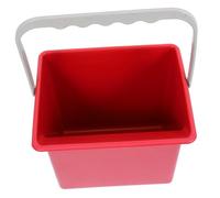 ULTECHNOVO Seau De Nettoyage avec Poignée Rouge 10 l en Plastique Robuste Grosse Capacité Échelle Graduée Nettoyage Voiture Et SUV Usage Intérieur Et Extérieur