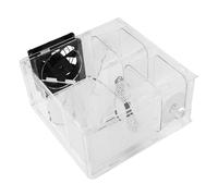 ULTECHNOVO Séparateur de Graines pour Oiseaux Structure Décortiqueur à Vent, Design Compact en Acrylique et Plastique, pour Alimentation Quotidienne des Perroquets