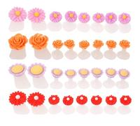 ULTECHNOVO Séparateurs D’Orteils en Silicone Souple 4 Pièces Décoratifs Fleurs pour Pédicure et Vernis à Ongles Accessoires Confortables pour Femmes et Jeunes Filles