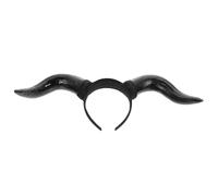 ULTECHNOVO Serrage-tête Accessoire Cosplay en Plastique Noir Cornes de Diable Confortable et Polyvalent pour Halloween pour Parade et Spectacle