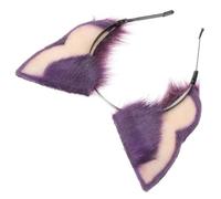 ULTECHNOVO Serrage-tête Oreilles D'animal en Peluche Pourpre Léger, Bandeau Simple et Classique, Accessoire Cheveux pour Cosplay et Performance Féminine