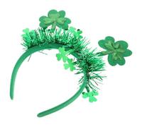 ULTECHNOVO Serrage-tête Vert de Trèfle Irlandais pour Femmes, Confortable et Polyvalent, Accessoire Festif Indispensable pour Fêtes et Célébrations Saint-patrick