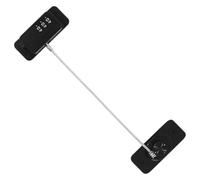 ULTECHNOVO Serrure à en Abs et Câble en Acier Noir Design sans Perçage pour Porte de Réfrigérateur et Tiroirs, Sécurité Garçon et Filles pour Portes et Fenêtres
