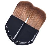 ULTECHNOVO Set de 2 Pinceaux Mini Blush Inclinés en Nylon et Plastique, Portable pour Application de Maquillage, pour Trousse de Maquillage de Voyage, pour Femmes