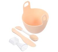 ULTECHNOVO Set de Bol Mélangeur en Silicone pour Masque Soi-même Spatule et Pinceau, Réutilisable, sans Odeur, pour Usage à Domicile