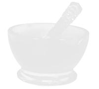 ULTECHNOVO Set de Broyage en Verre avec Mortier Bol de Broyage pour Pigments et Peinture Compact et Précis pour Artistes et Usage Polyvalent