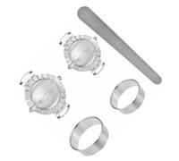 ULTECHNOVO Set de Outils à Raviolis Non Adhérents Moule Pâte Presse à Farcir pour Calzone Empanada Dumpling Pierogi Ravioli