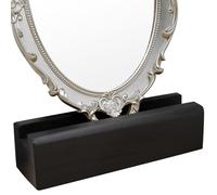 ULTECHNOVO Socle en Bois Massif Antidérapant pour Accroche Miroir, Support de Base pour Miroir, Cadre Fixe en Bois Foncé, pour Supermarché et Centre Commercial