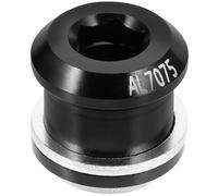 ULTECHNOVO Soupirail en Alliage D'aluminium Noir pour Grosse Caisse et Caisse Claire, Résistant à L'usure, Accessoire Percussion pour Musiciens et Batteurs