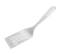 ULTECHNOVO Spatule Acier Inoxydable Courte pour Cuisine Non Adhésive Résistante Chaleur avec Bords Lisses pour Steaks et Cuisson Polyvalente