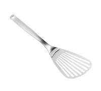 ULTECHNOVO Spatule Inox avec Fentes pour Cuisine Manche Long Pelle et Poisson pour Steak et Friture Ustensile Barbecue Polyvalent